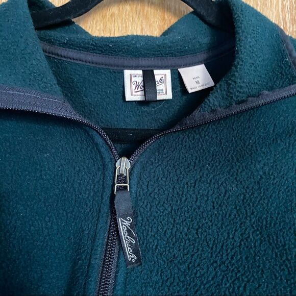 🍄 Woolrich Forest Emerald Green Jacket granola girl style - Picture 3 of 6